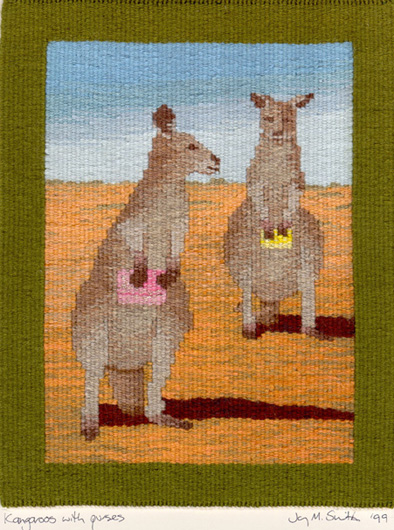 kangaroos with purses